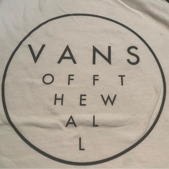 Vans Ring Around Vans 3/4 Sleeve Tee T-Shirt - Picture 2 of 6